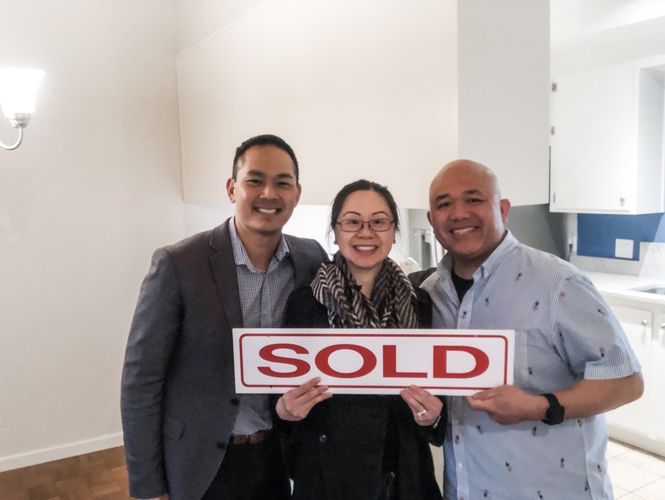 Tim Eng with clients