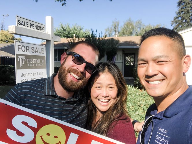 Tim Eng with clients