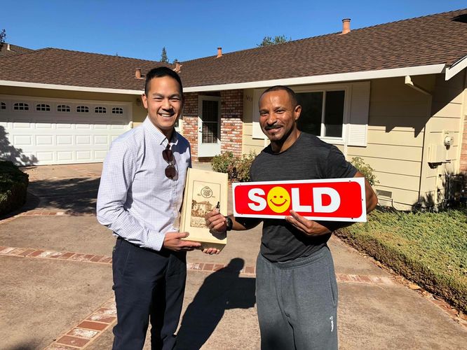 Tim Eng with clients