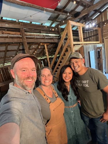 Tim Eng with clients